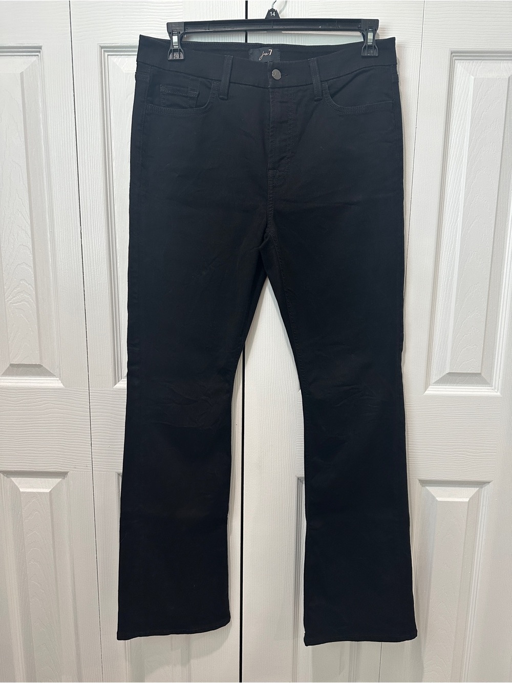 Women's Black Boot Cut Jeans - Sleek Stretch Fit
